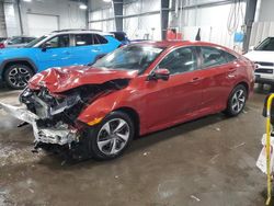 Salvage cars for sale at Ham Lake, MN auction: 2019 Honda Civic LX