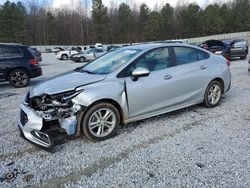 Salvage cars for sale at auction: 2017 Chevrolet Cruze LT