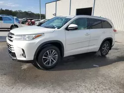 Toyota Highlander salvage cars for sale: 2018 Toyota Highlander SE