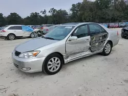 Salvage cars for sale at Ocala, FL auction: 2004 Toyota Camry LE