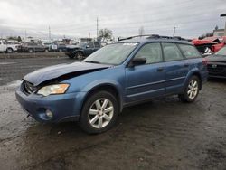 Salvage cars for sale at Eugene, OR auction: 2007 Subaru Outback Outback 2.5I