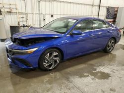 Salvage cars for sale at Avon, MN auction: 2024 Hyundai Elantra SEL