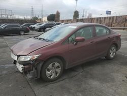 Salvage cars for sale at Wilmington, CA auction: 2014 Honda Civic LX