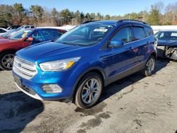 Salvage cars for sale at Exeter, RI auction: 2018 Ford Escape SE