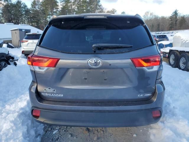 2019 Toyota Highlander LE