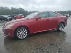 Salvage cars for sale at Harleyville, SC auction: 2010 Lexus IS 250