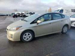 Salvage cars for sale from Copart Hayward, CA: 2011 Toyota Prius