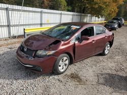 Vehiculos salvage en venta de Copart Greenwell Springs, LA: 2015 Honda Civic LX