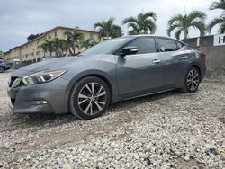 Salvage cars for sale at Opa Locka, FL auction: 2017 Nissan Maxima 3.5S