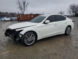 Salvage cars for sale at Baltimore, MD auction: 2018 Infiniti Q50 Luxe