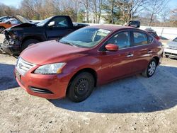 Salvage cars for sale at North Billerica, MA auction: 2015 Nissan Sentra S