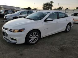 Salvage cars for sale at San Diego, CA auction: 2016 Chevrolet Malibu LT