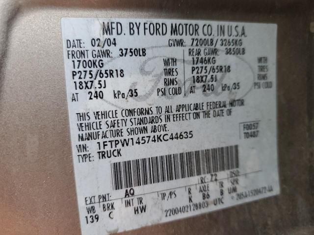 2004 Ford F150 Supercrew