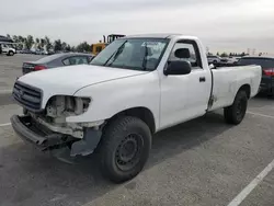 Salvage cars for sale at Rancho Cucamonga, CA auction: 2002 Toyota Tundra