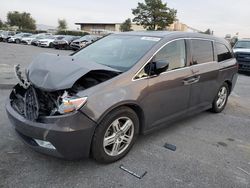 Salvage cars for sale at San Martin, CA auction: 2013 Honda Odyssey Touring