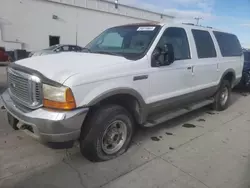 Ford Excursion salvage cars for sale: 2000 Ford Excursion Limited