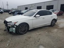 Salvage cars for sale at Jacksonville, FL auction: 2021 Infiniti Q50 Luxe