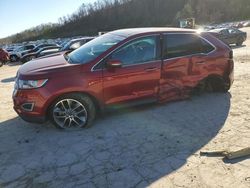 Salvage cars for sale at Hurricane, WV auction: 2016 Ford Edge Titanium