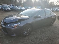 Salvage cars for sale at North Billerica, MA auction: 2017 Toyota Camry LE