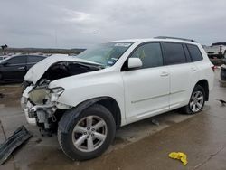 2010 Toyota Highlander en venta en Grand Prairie, TX