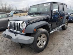 Salvage cars for sale at Leroy, NY auction: 2012 Jeep Wrangler Unlimited Sport