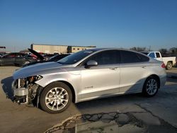 Salvage cars for sale at Wilmer, TX auction: 2019 Ford Fusion SE