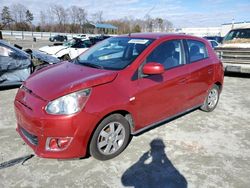 Salvage cars for sale at Spartanburg, SC auction: 2014 Mitsubishi Mirage ES