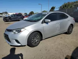 Toyota salvage cars for sale: 2015 Toyota Corolla L