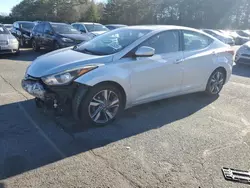 Salvage cars for sale at Exeter, RI auction: 2015 Hyundai Elantra SE