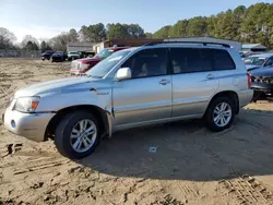 Salvage cars for sale at Seaford, DE auction: 2006 Toyota Highlander Hybrid