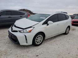 Salvage cars for sale at Taylor, TX auction: 2017 Toyota Prius V