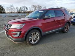 Salvage cars for sale at Spartanburg, SC auction: 2016 Ford Explorer XLT