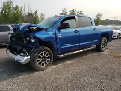 Toyota Tundra salvage cars for sale: 2017 Toyota Tundra Crewmax SR5