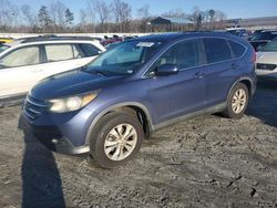 Salvage cars for sale at Spartanburg, SC auction: 2013 Honda CR-V EX