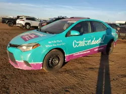 Salvage cars for sale at Brighton, CO auction: 2015 Toyota Corolla L