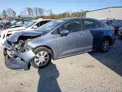 Salvage cars for sale at Spartanburg, SC auction: 2020 Toyota Corolla LE