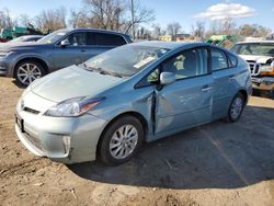 Salvage cars for sale from Copart Baltimore, MD: 2012 Toyota Prius PLUG-IN