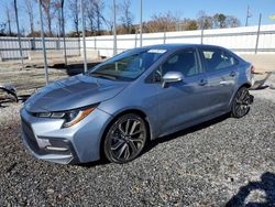 Salvage cars for sale at Spartanburg, SC auction: 2021 Toyota Corolla SE