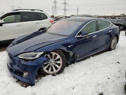 Salvage cars for sale at Elgin, IL auction: 2017 Tesla Model S