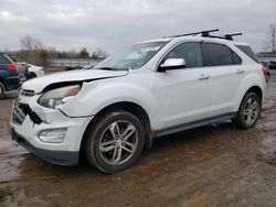 Salvage cars for sale at Columbia Station, OH auction: 2016 Chevrolet Equinox LTZ