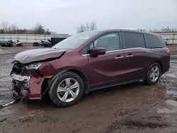 Salvage cars for sale at Columbia Station, OH auction: 2018 Honda Odyssey EXL