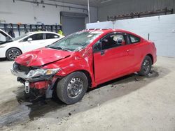 Salvage cars for sale at Candia, NH auction: 2013 Honda Civic SI