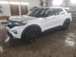 Vehiculos salvage en venta de Copart Pekin, IL: 2021 Ford Explorer ST