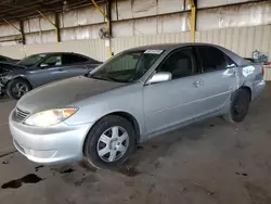 Toyota salvage cars for sale: 2005 Toyota Camry LE