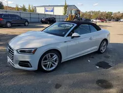 Salvage cars for sale at Savannah, GA auction: 2019 Audi A5 Premium Plus