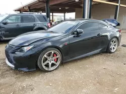 Salvage cars for sale at Tanner, AL auction: 2017 Lexus RC 350