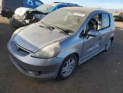 Salvage cars for sale at Brighton, CO auction: 2008 Honda FIT Sport