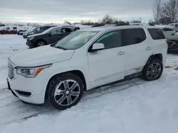 GMC salvage cars for sale: 2017 GMC Acadia Denali