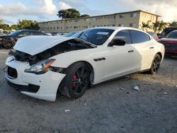 Maserati salvage cars for sale: 2014 Maserati Quattroporte S