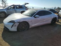 Salvage cars for sale at San Martin, CA auction: 2021 Porsche Taycan